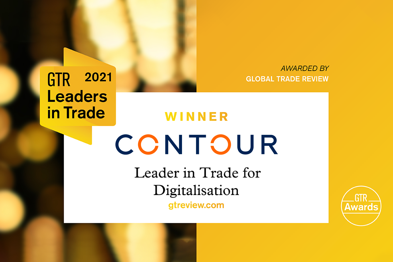 Contour named Leader in Trade for Digitalisation at 2021 GTR Awards